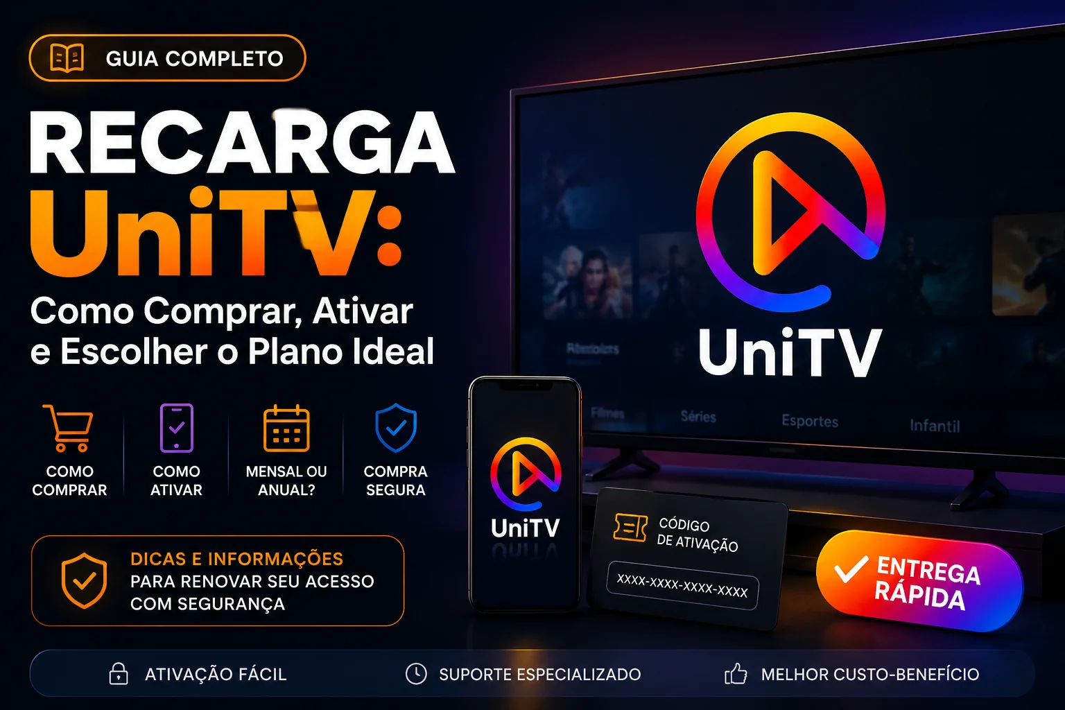 Recarga Unitv Oficial: Guia Completo para um Processo Fácil, Rápido e Seguro